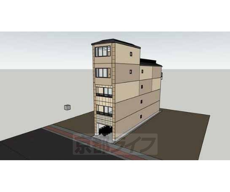 建物外観　予想図、完成予想図