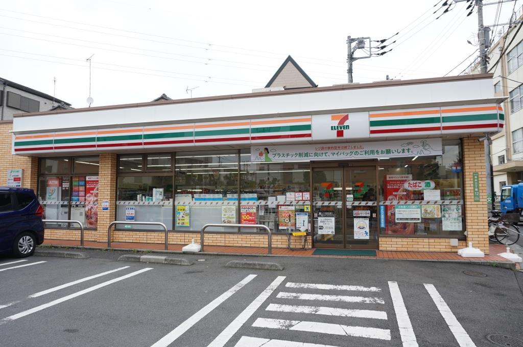 コンビニ　セブンイレブン 足立青井3丁目店（コンビニ）まで713m