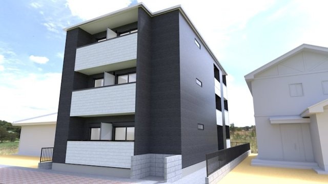 建物外観　完成パース
