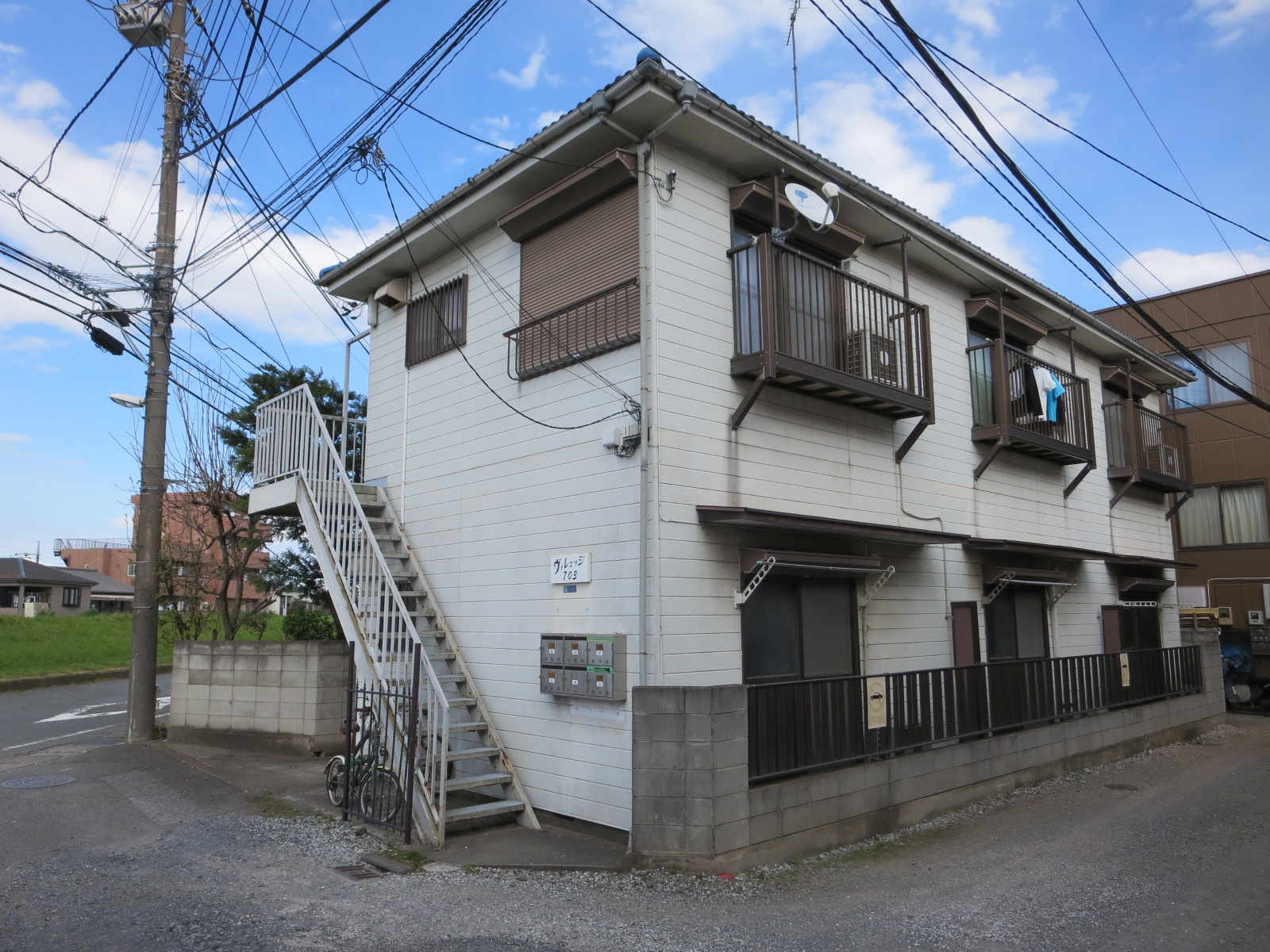 神奈川県川崎市高津区溝口６（アパート）の賃貸物件の外観