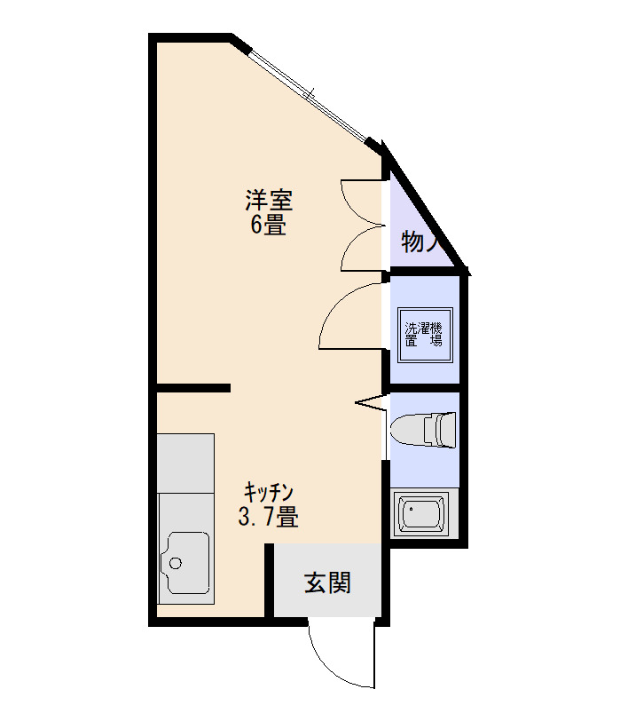 ニューコーポ千寿の間取り