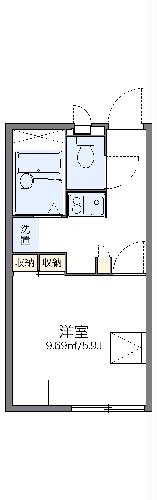 レオパレスフォーチュンの間取り