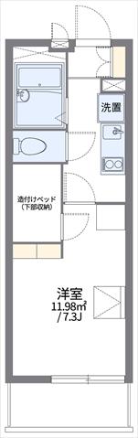 レオパレス熊大東の間取り写真