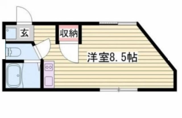 姫路市山野井町のマンションの間取り