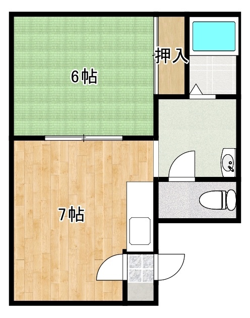 コーポドルフィンの間取り