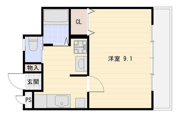 プレステージ　ナカヤマの間取り