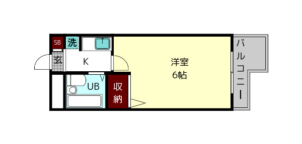 シティパレス富雄北の間取り