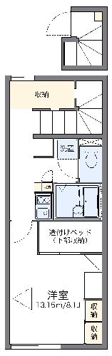 レオパレス八雲の間取り