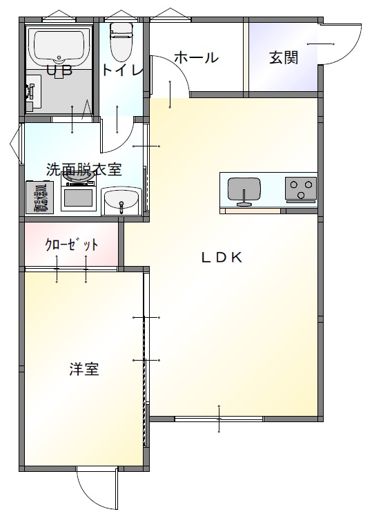 【Wの間取り】