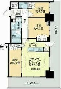 札幌市中央区南二条西のマンションの間取り