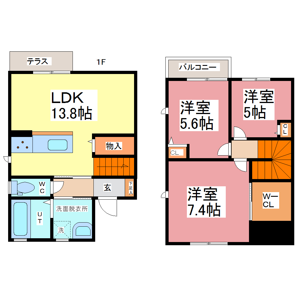 プレミールの間取り