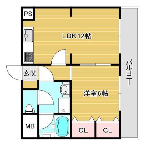 大正メゾンの間取り