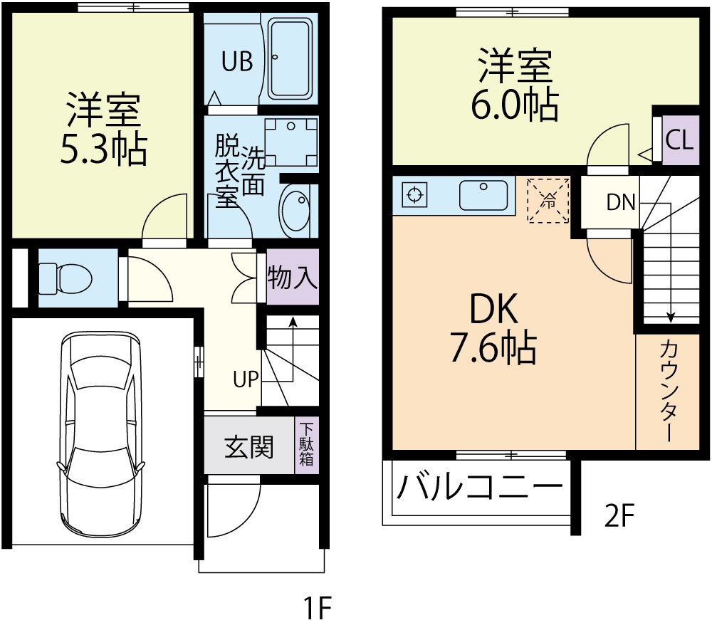 Ｇｅｎｔｒｙ　III番館の間取り