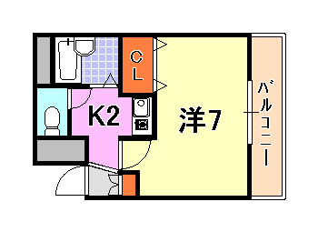 白蘭マンションの間取り