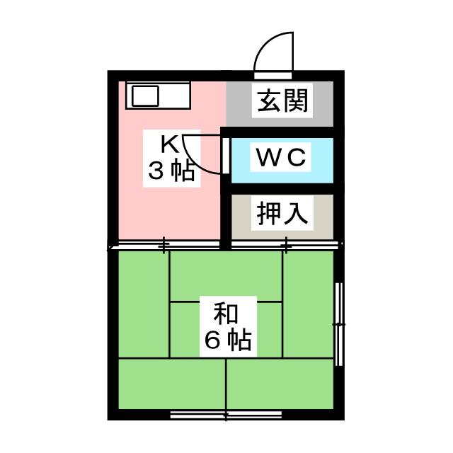 第１滝沢アパートの間取り