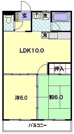 フローリッシュＭ・Ｋの間取り