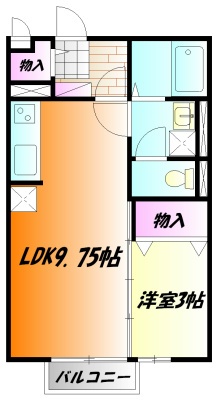 モナリエ飯泉の間取り