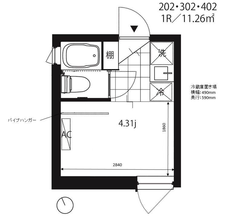 ＭＡ２２０９の間取り