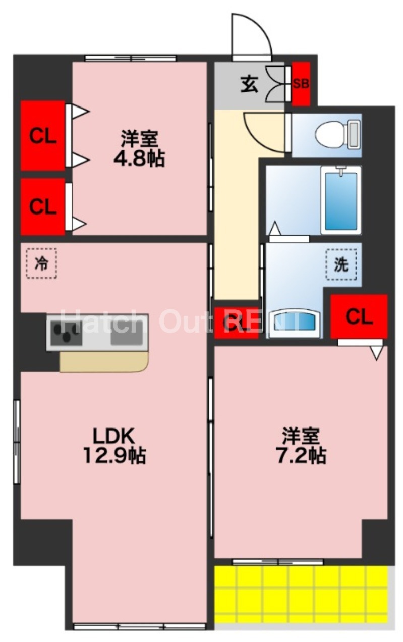 【アーバンパレスの間取り】