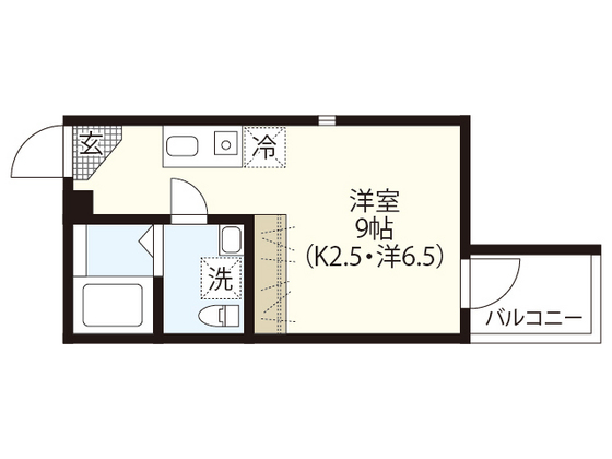 【廿日市市下平良のアパートの間取り】