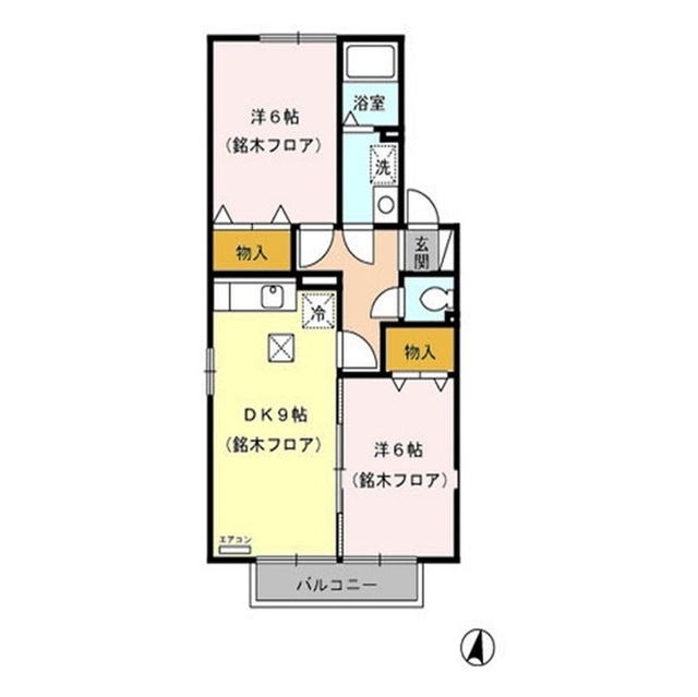 アドバンス２１　Ｂ棟の間取り