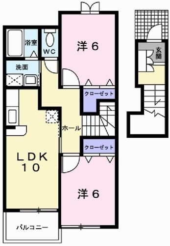 【フレッサ　プラードの間取り】