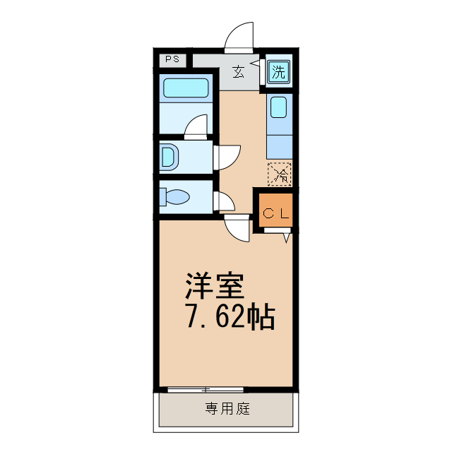 フジパレス秋月３３の間取り