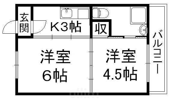 久保町小堀マンションの間取り