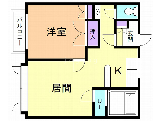 コーポラス大倉の間取り