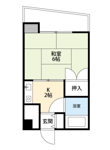 広島市安佐南区相田のマンションの間取り