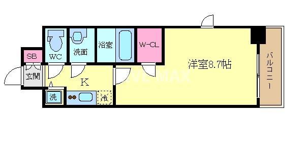 プレサンス京都鴨川の間取り