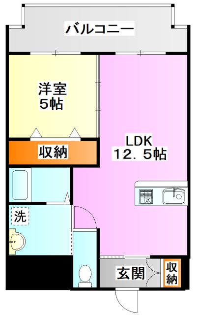 ラ・ヴィータローザの間取り