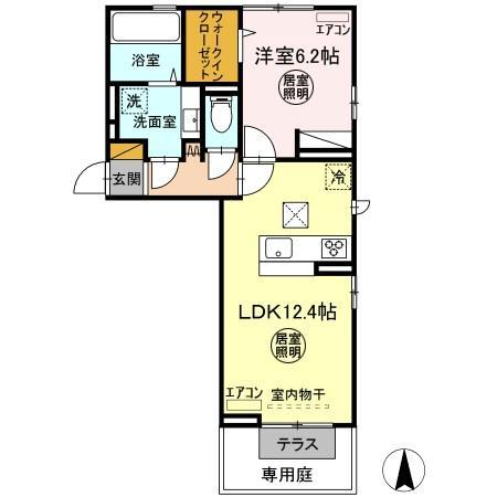 エストレーラ金田西の間取り