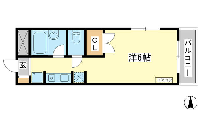 エスポワール内藤の間取り