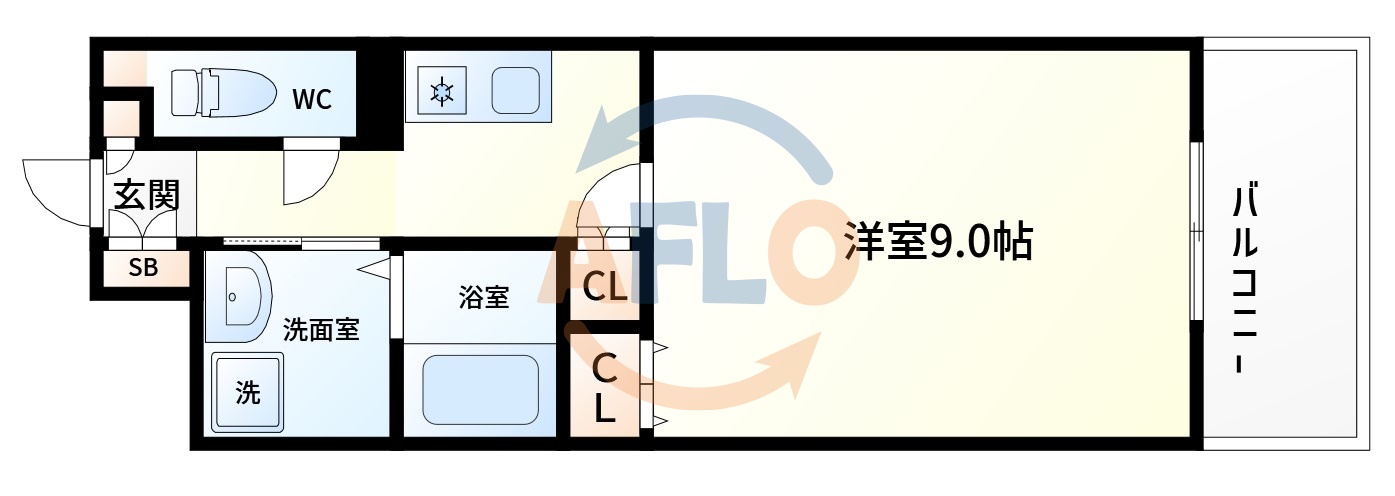 リッツ・ＭＳＤの間取り