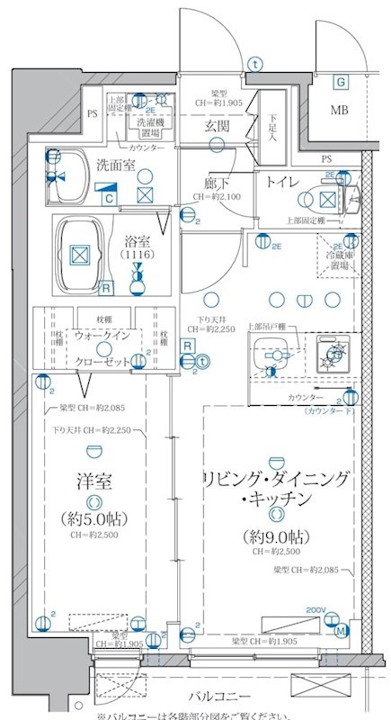 ディアレイシャス矢場町の間取り