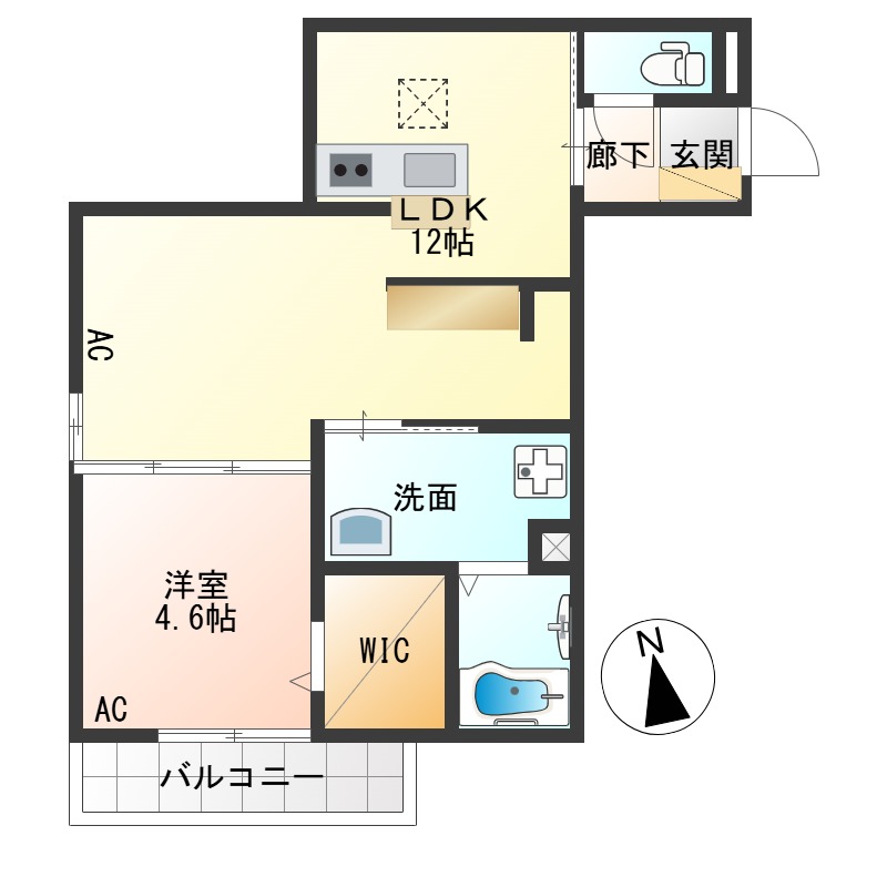 TORISIAの間取り