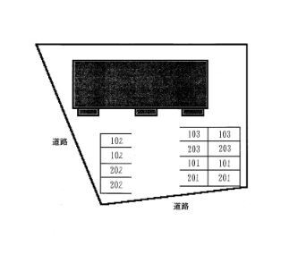 【シャーメゾンサニーサイドの駐車場】