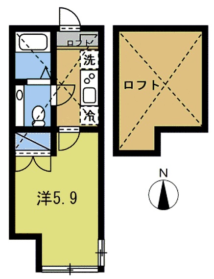 アザーレ永山IIの間取り