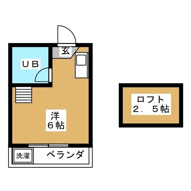 ▲シャレー下北の間取り