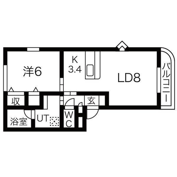 ラプラス北14条の間取り