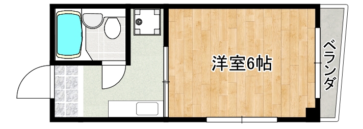 ふぁみ ゆ千里山の間取り