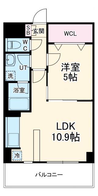 四日市エンブルコートの間取り
