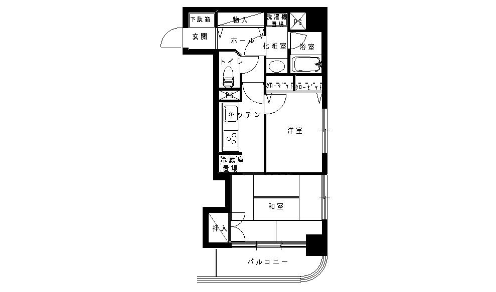 ダイアパレスステーションプラザ前橋IIの間取り写真