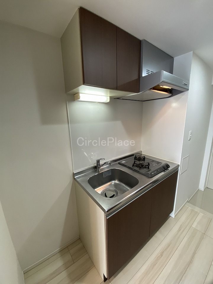 キッチン　２口ガスシステムキッチン