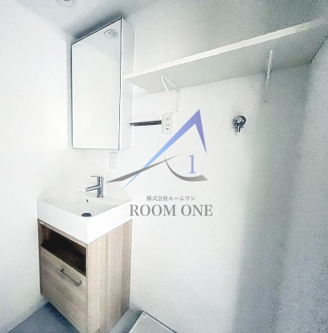 洗面設備　洗面台です。