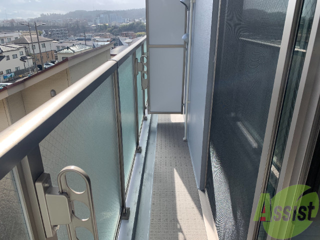 バルコニー　バルコニーはこちらです。結構広く感じました。