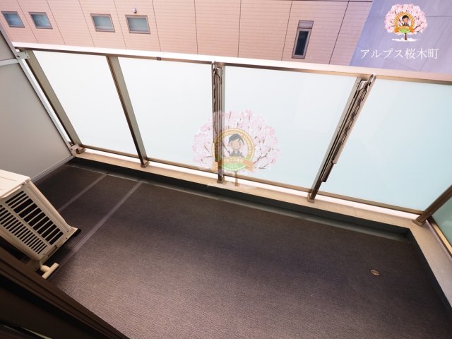 バルコニー　同一仕様・別部屋参考写真