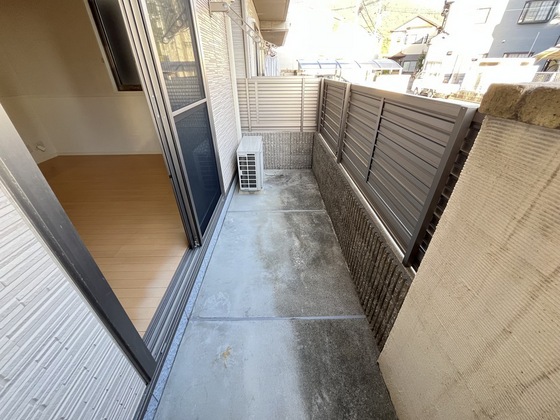 バルコニー　※別部屋の写真です
