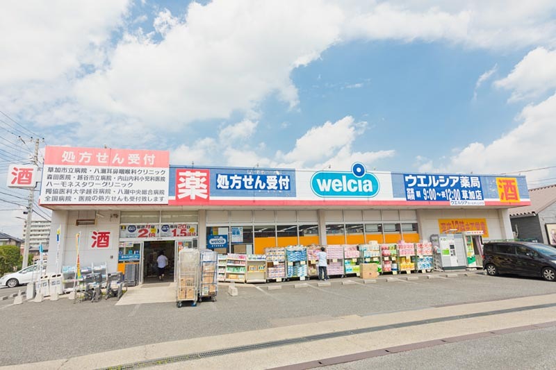 ドラックストア　ウエルシア草加店（ドラッグストア）まで248m